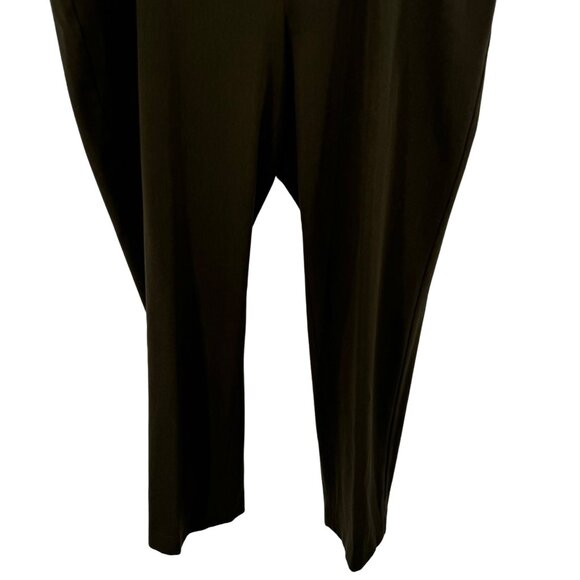 Talbots Women's Plus Size Pants 22W Olive Green Polyester Viscose Blend - Picture 5 of 8